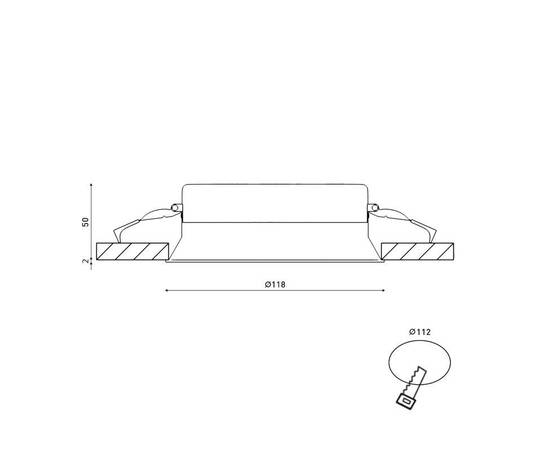 Встраиваемый светильник DesignLed BQ009115-WH-NW 003125, изображение 3