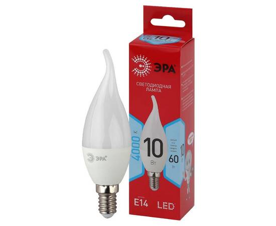 Лампа светодиодная Эра E14 10W 4000K LED BXS-10W-840-E14 R Б0051849, изображение 3