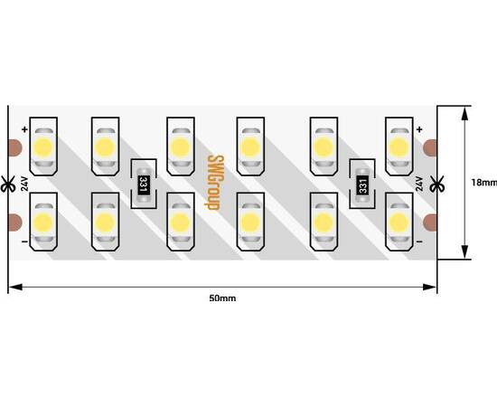Светодиодная лента SWG SWG2240-24-19.2-WW-M 2835 240 LED/м 19,2Вт 3000K 016858