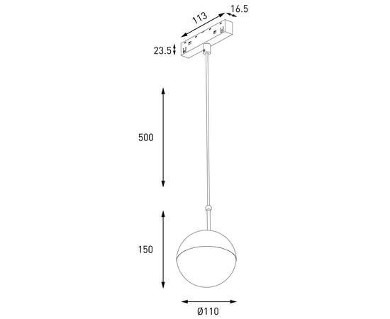 Трековый светильник Lumker SY-LINK-SF-BL-6-NW 013693, изображение 4