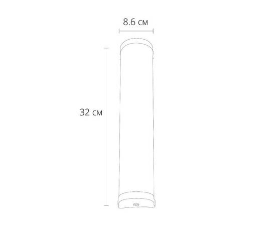 Подсветка для зеркал Arte Lamp Aqua-bara A5210AP-2BK, изображение 5