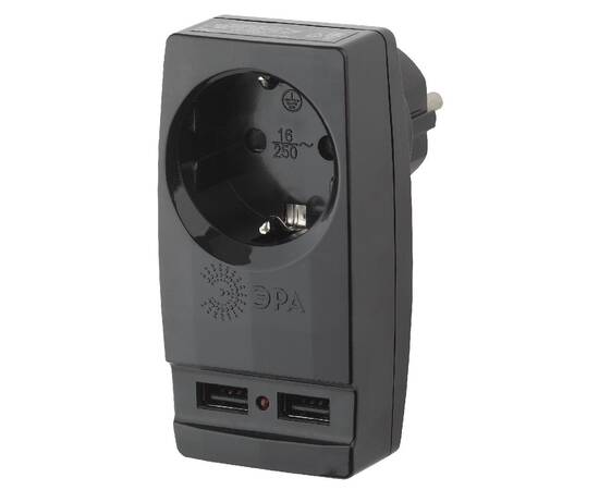 Разветвитель электрический Эра SP-1e-USB-B Б0026333