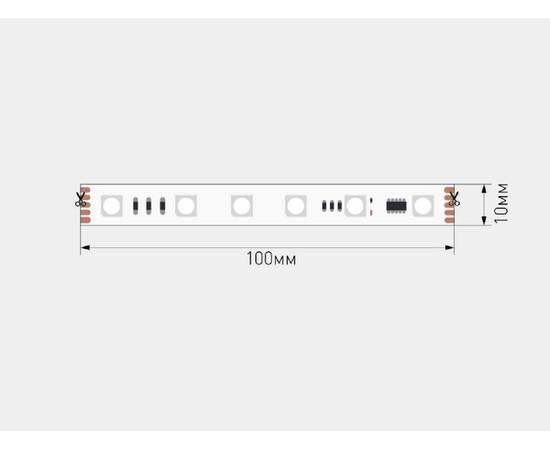 Светодиодная лента SWG PRO 5050 5м IP20 SWG5PT60-24-12-WS2811RGB 00-00032521