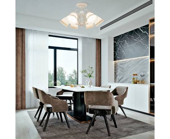 Потолочная люстра Arte Milano 340800/6 WT+G, изображение 2