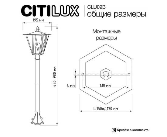 Ландшафтный светильник Citilux Forts CLU09B, изображение 13