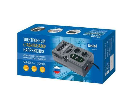Стабилизатор напряжения Uniel Constant U-SDE 1000W UL-00012767, изображение 3