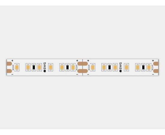 Светодиодная лента влагозащищенная SWG 9,6 Вт/м SMD2835 Закрытая (IP66) Теплый, 24В, 3М, SWG2120-24