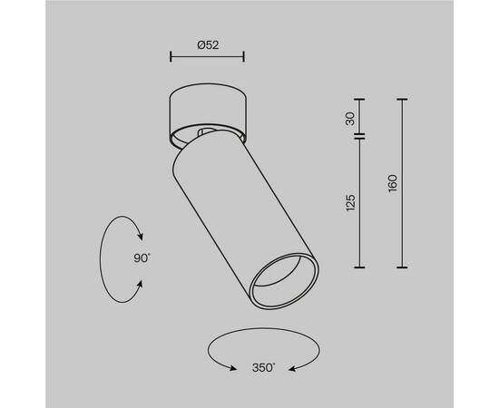 Спот Maytoni Technical Focus Led C055CL-L12W4K-SS-B, изображение 4