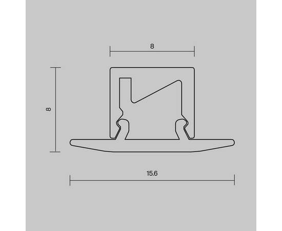 Алюминиевый профиль скрытого монтажа Maytoni Led Strip 636021, изображение 5