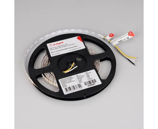 Светодиодная лента Arlight UL-A168-8mm 24V White-MIX-CX2 (18 W/m, IP20, 5m) 058087, изображение 3