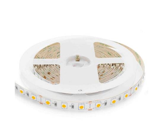 Светодиодная лента Apeyron 24В ПРО 14,4Вт/м smd5050 60д/м IP20 1100Лм/м 5м 3000К 00-308, изображение 3
