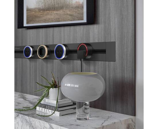 Встраиваемый шинопровод с выключателем Arte Milano Am-track-sockets 385205TBB/50 Black, изображение 6