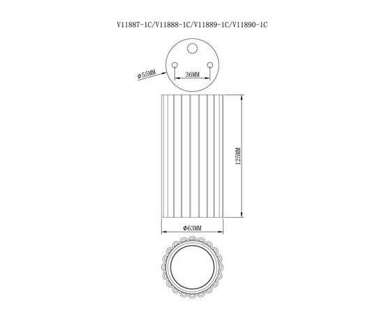 Точечный светильник Moderli Cora V11888-1C, изображение 4