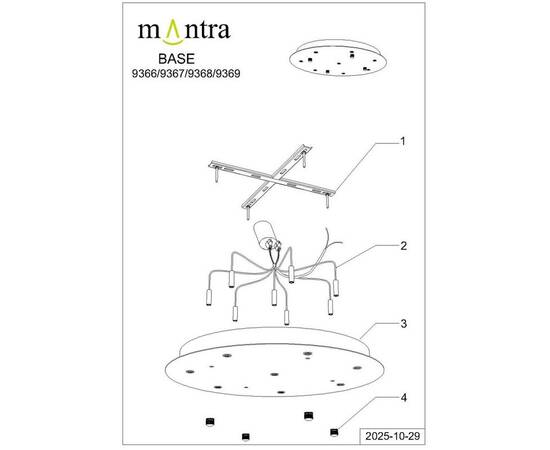 Подвесная люстра Mantra Arrecife 9368+9229 (8L), изображение 21