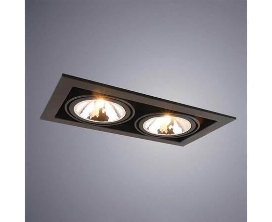 Встраиваемый светильник Arte Lamp Cardani Semplice A5949PL-2BK, изображение 2