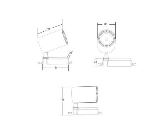 Трековый светодиодный светильник Maytoni Vuoro TR029-3-20W3K-W, изображение 3