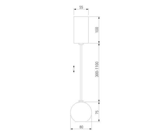 Подвесной светодиодный светильник Elektrostandard Giro 50215/1 Led бронза a055674, изображение 2