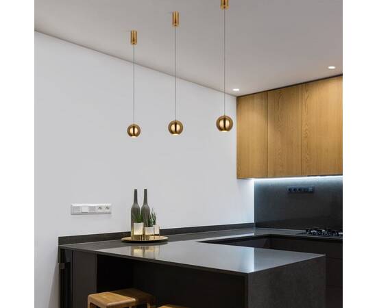 Подвесной светодиодный светильник Elektrostandard Giro 50215/1 Led бронза a055674, изображение 5