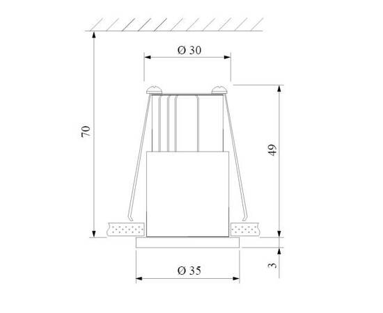 Встраиваемый светодиодный светильник Elektrostandard 15269/LED белый a056021, изображение 2