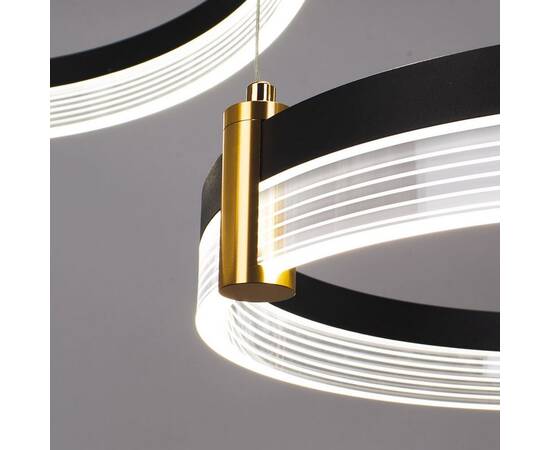 Подвесной светодиодный светильник Arte Lamp Mercury A2183SP-1BK, изображение 2