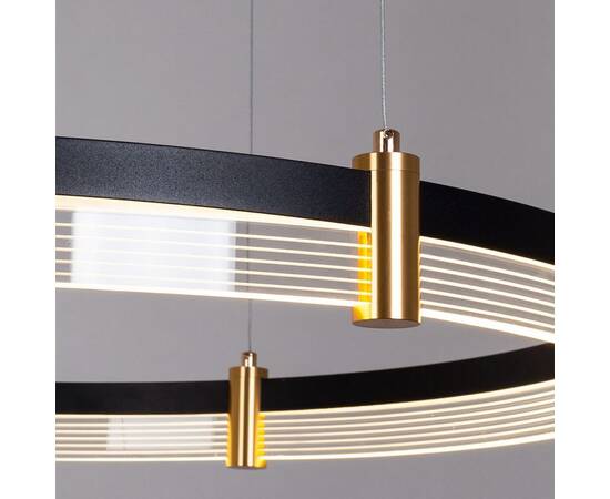 Подвесной светодиодный светильник Arte Lamp Mercury A2183SP-1BK, изображение 3