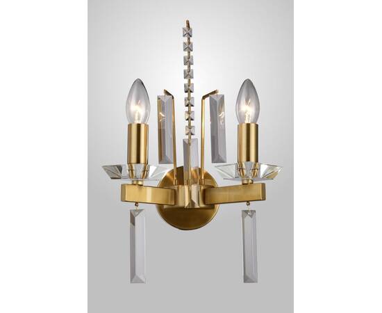 Бра Crystal Lux Marron AP2 Brass, изображение 2