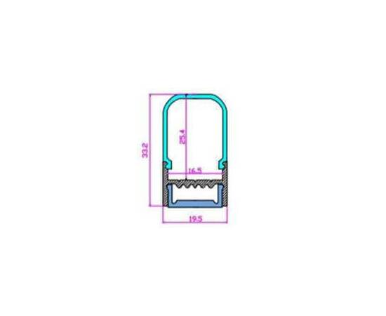 Рассеиватель Arlight ARH-WIDE-(B)-H20-2000 RRC Clear-PM 018875, изображение 2