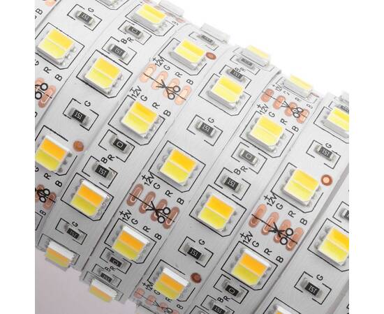 Светодиодная лента Apeyron 14,4W/m 60LED/m 5050SMD холодный белый/теплый белый 5M 00-116, изображение 6