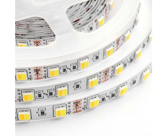 Светодиодная лента Apeyron 14,4W/m 60LED/m 5050SMD холодный белый/теплый белый 5M 00-116, изображение 7
