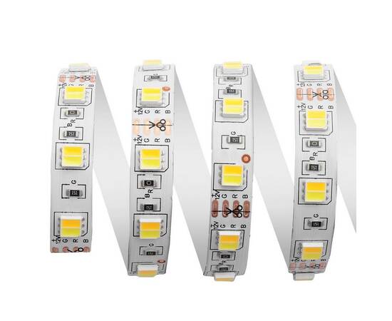Светодиодная лента Apeyron 14,4W/m 60LED/m 5050SMD холодный белый/теплый белый 5M 00-116, изображение 8