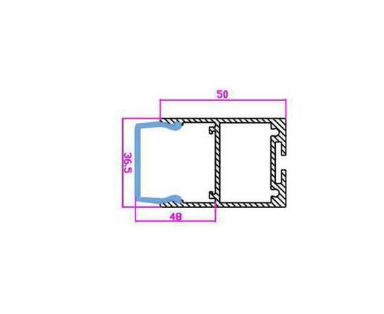 Рассеиватель Arlight ARH-LINE-3750A-VOL-2000 CLEAR 020574, изображение 2