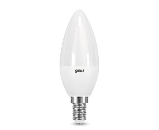 Лампа светодиодная Gauss E14 10W 6500K матовая 33130