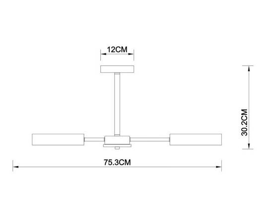 Потолочная люстра Arte Lamp Brussels A8030PL-8BK, изображение 2