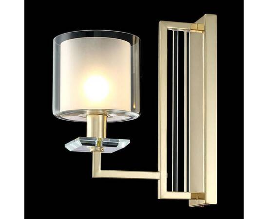 Бра Crystal Lux Nicolas AP1 Gold/White, изображение 2
