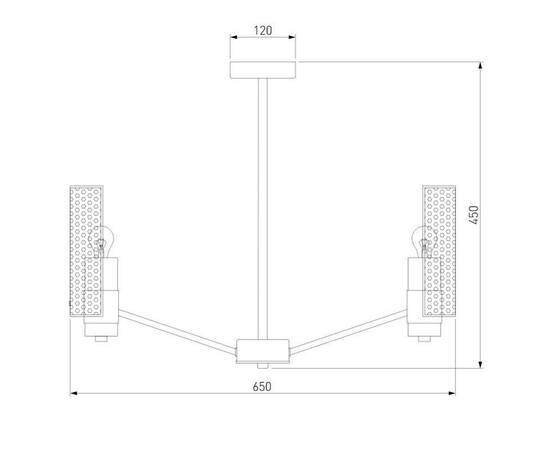 Потолочная люстра Eurosvet Grino 70139/6 никель, изображение 2