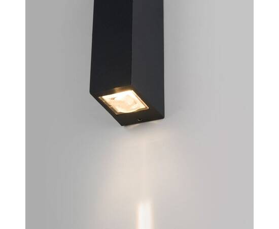 Уличный настенный светодиодный светильник Elektrostandard Blaze 35136/W черный a057050, изображение 3