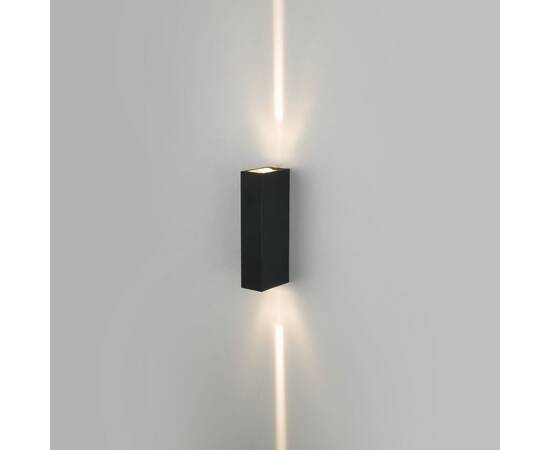 Уличный настенный светодиодный светильник Elektrostandard Blaze 35136/W черный a057050, изображение 5