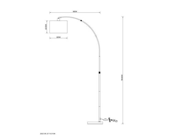 Торшер Arte Lamp Paolo A4060PN-1PB, изображение 2
