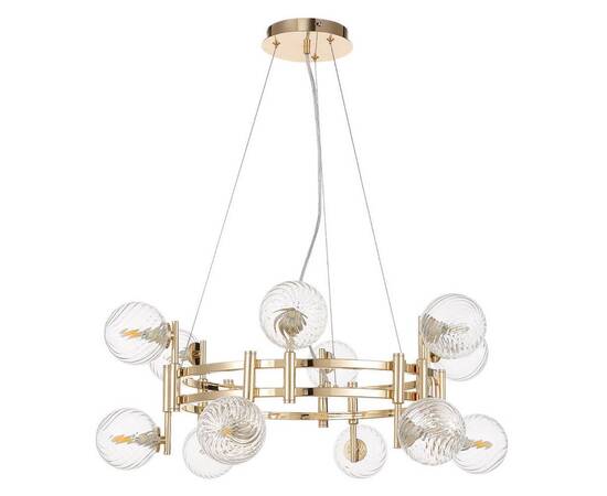 Подвесная люстра Crystal Lux Luxury SP12 Gold
