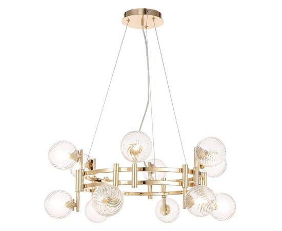Подвесная люстра Crystal Lux Luxury SP12 Gold, изображение 3