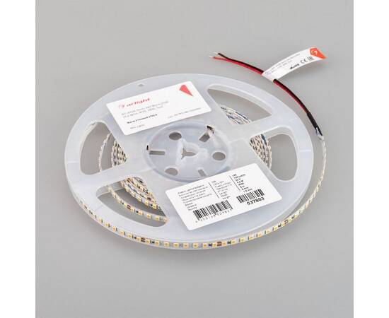 Светодиодная лента Arlight 9,6W/m 160LED/m 2835SMD теплый белый 5M RT-A160-5mm 24V Warm2700 037803, изображение 3