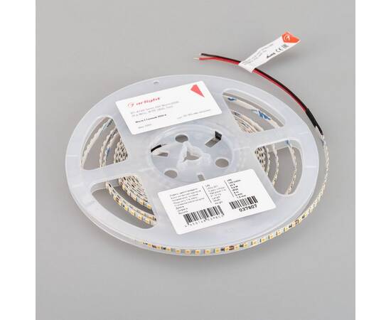 Светодиодная лента Arlight 9,6W/m 160LED/m 2835SMD теплый белый 5M RT-A160-5mm 24V Warm3500 037807, изображение 3