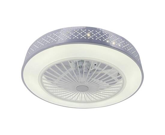 Потолочная светодиодная люстра-вентилятор Toplight Verity TL1207X-72WH