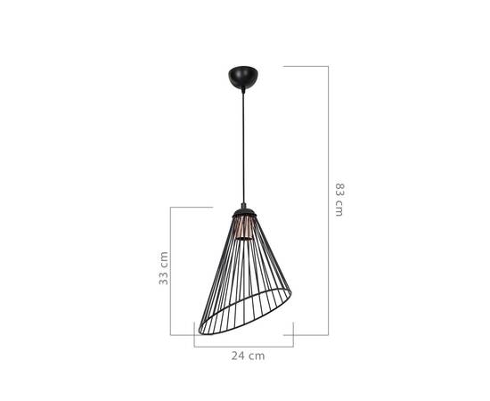 Подвесной светильник Toplight Jeannine TL1608H-01BK, изображение 4