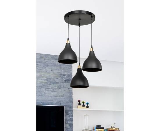 Подвесная люстра Toplight Marjory TL1615H-03BK, изображение 3