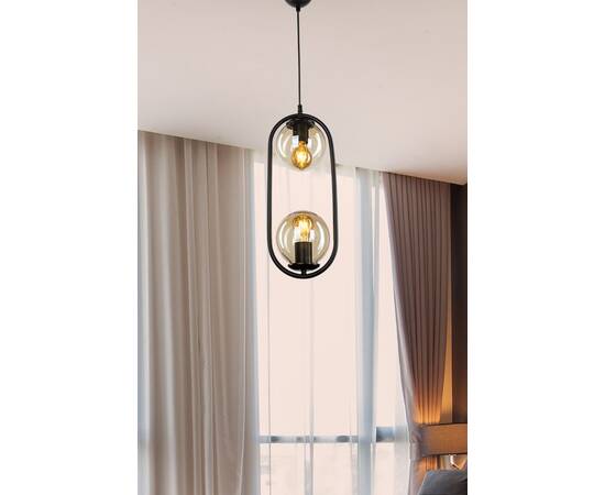 Подвесной светильник Toplight Kerrie TL1609H-02BK, изображение 3