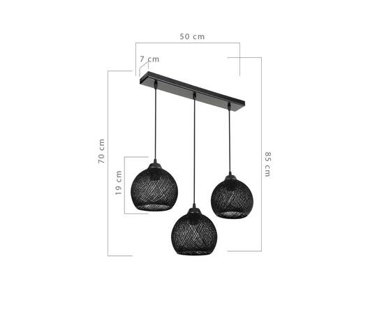 Подвесная люстра Toplight Lizbeth TL1612L-03BK, изображение 4