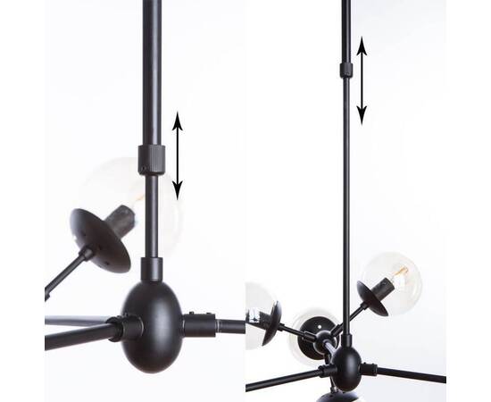 Подвесная люстра Arte Lamp BOLLA A1664SP-12BK, изображение 4