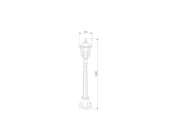 Уличный светильник Elektrostandard Dorado GL 1013F кофейное золото 4690389135941, изображение 2