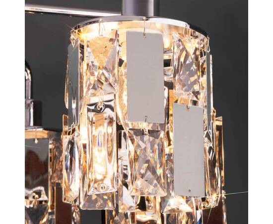 Потолочная люстра Eurosvet 10101/5 хром/прозрачный хрусталь Strotskis, изображение 3